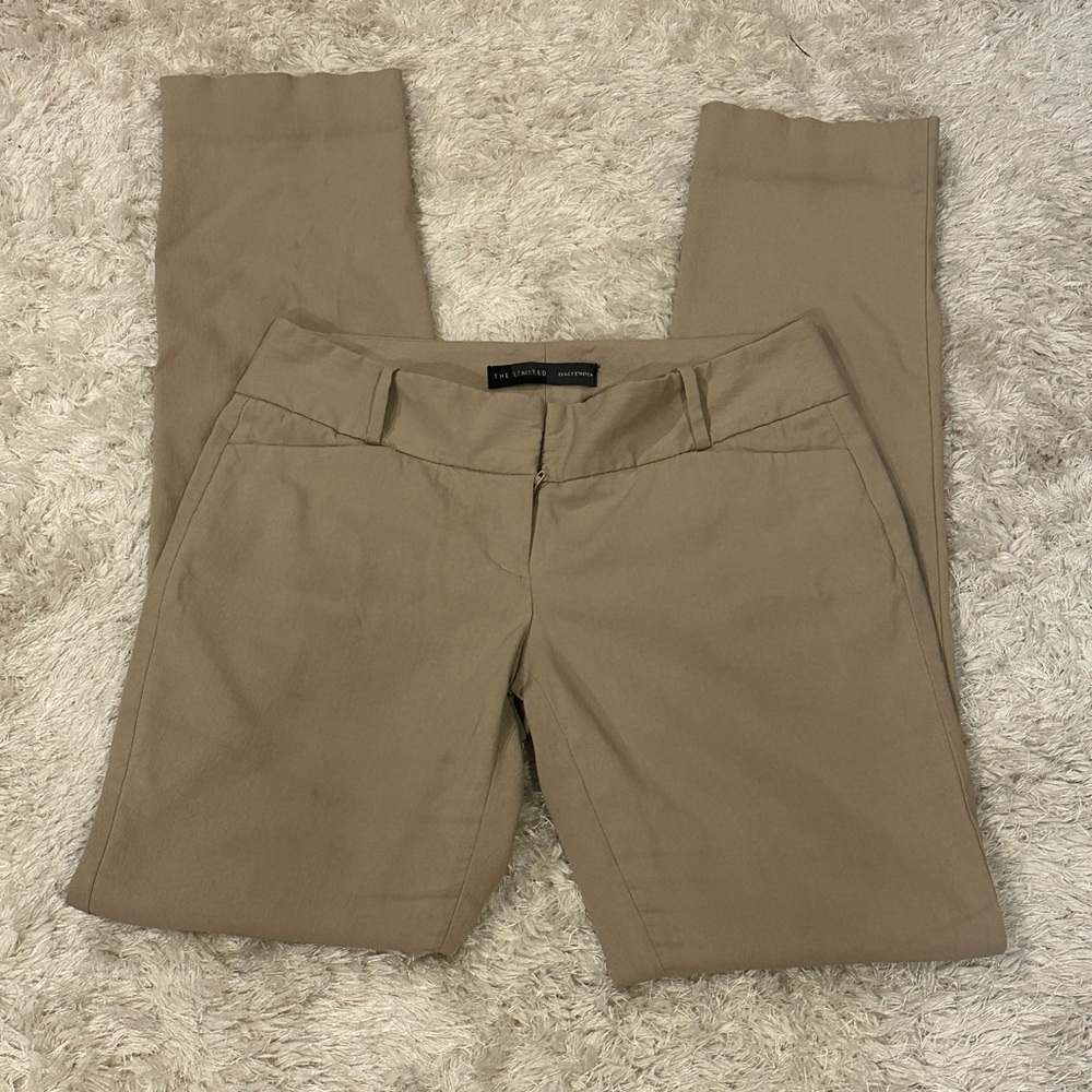 The Limited Women’s Beige Khaki Exact Stretch Pants - Size 2